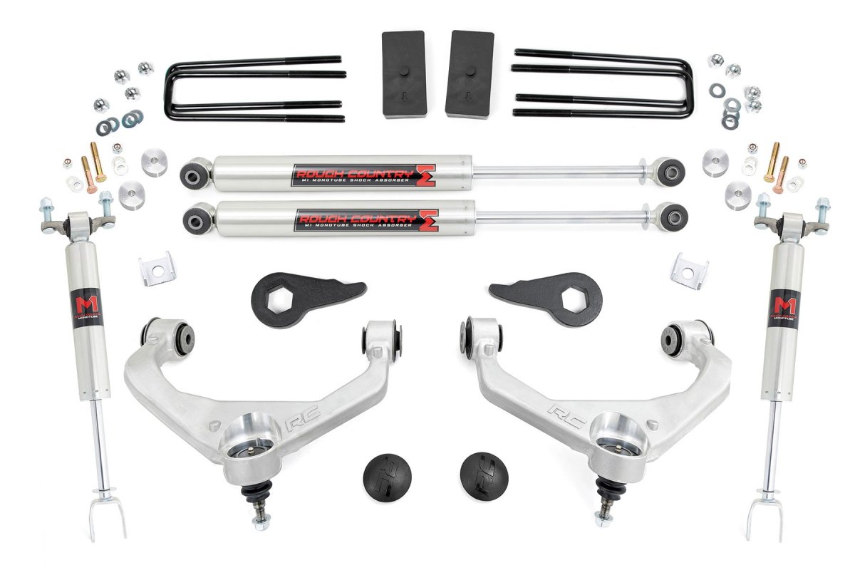 Chevrolet Silverado 2500 HD Suspension Lift Kit - Front + Rear - Rough Country - 3.5 Inch Lift Kit | M1 - '11-'19